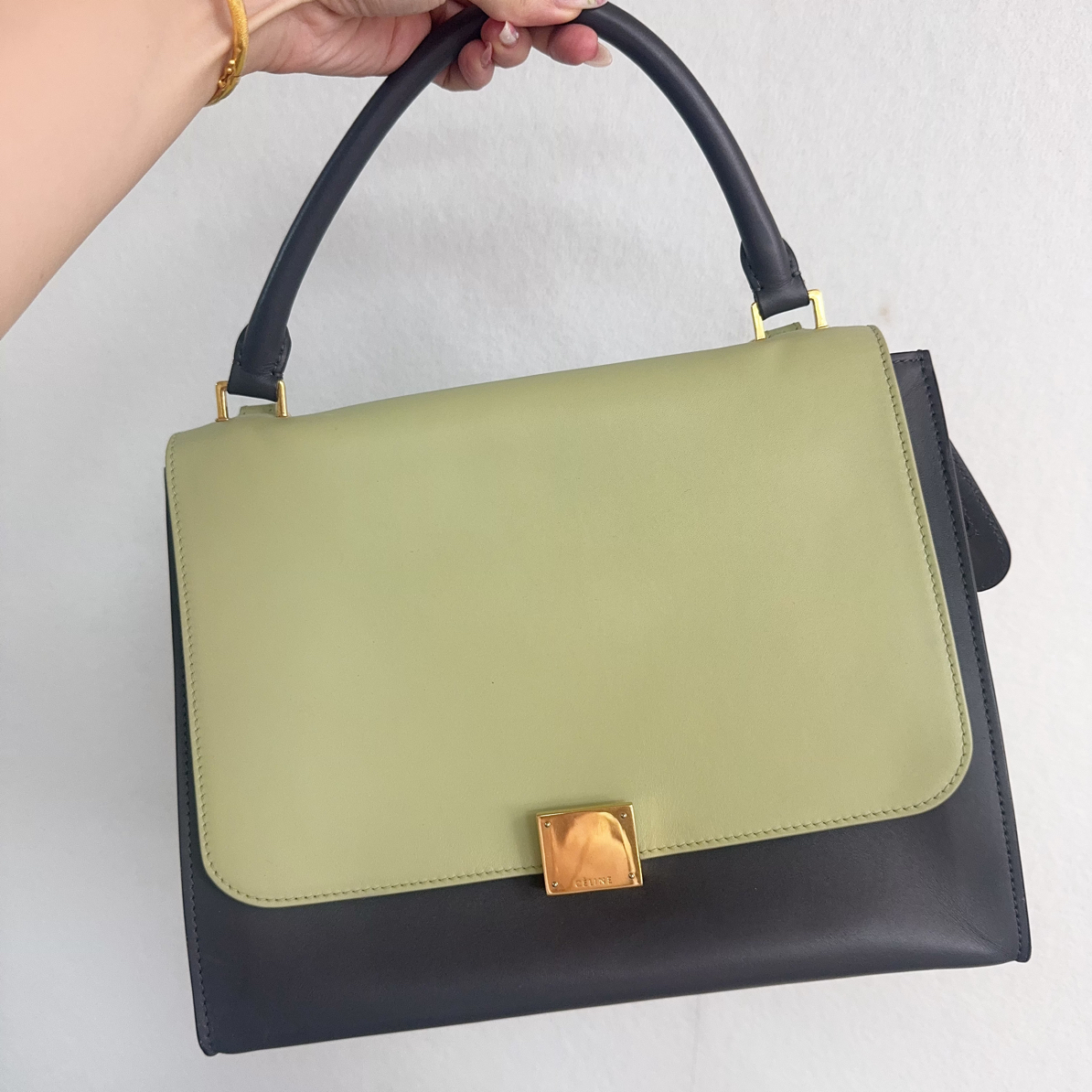 95新 Celine/思琳 trapeze秋千包斜挎包