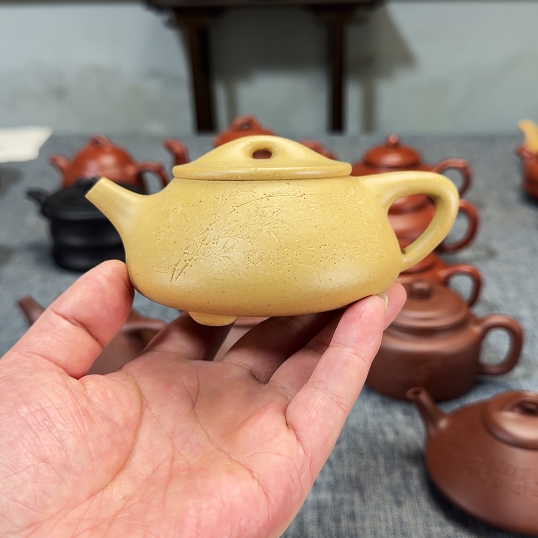 興***延紫砂茶壶全手工紫砂壶景舟