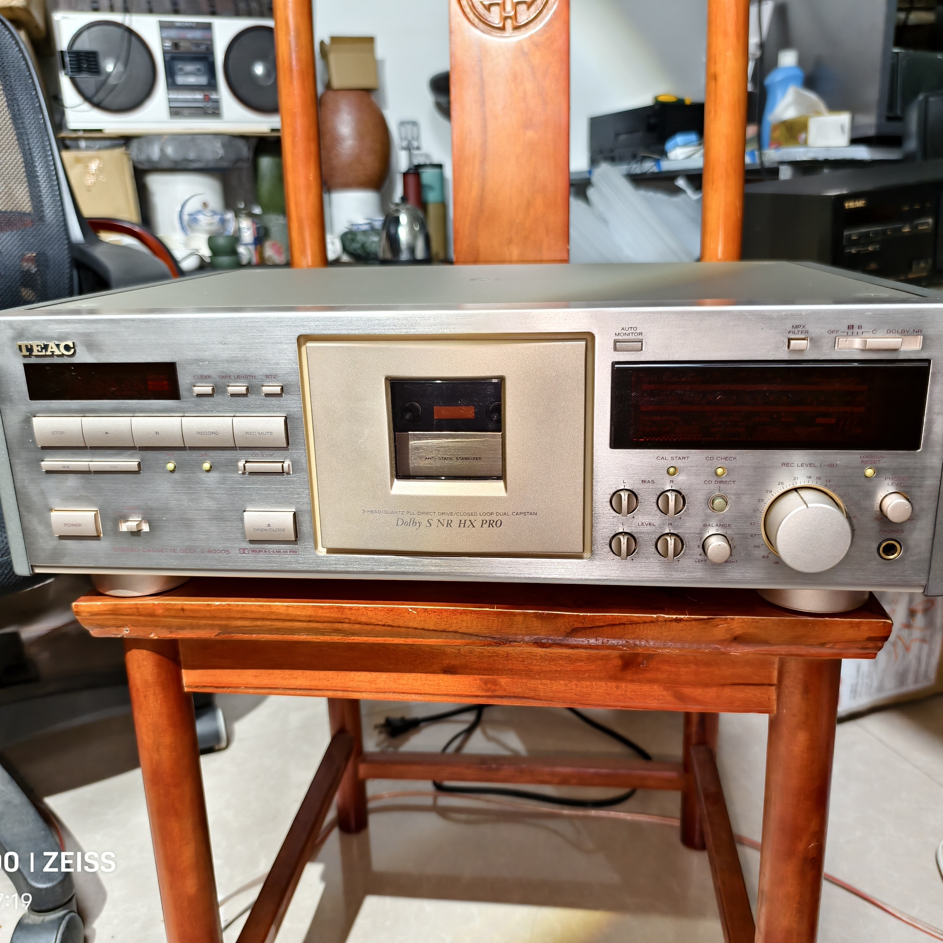TEAC，第一音响，旗舰卡座，V-8000S