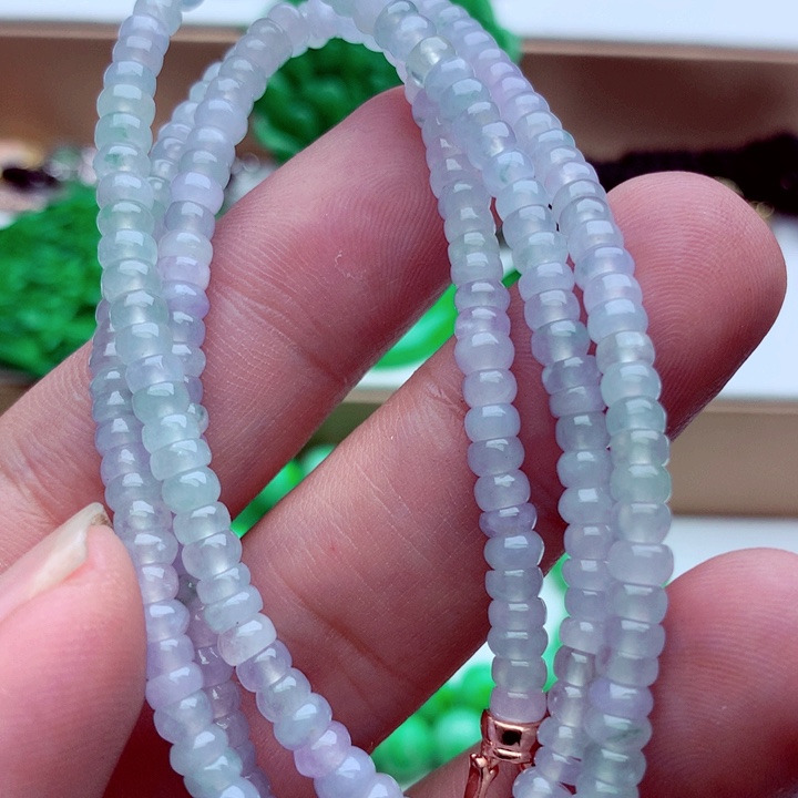 翡翠未镶嵌毛衣链