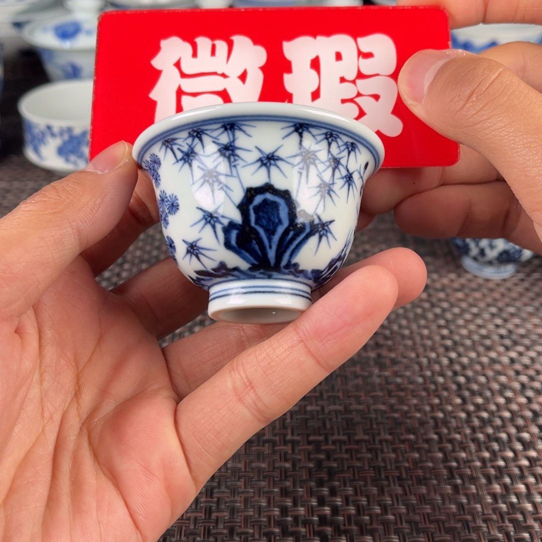 瓷片景德镇陶瓷杯子