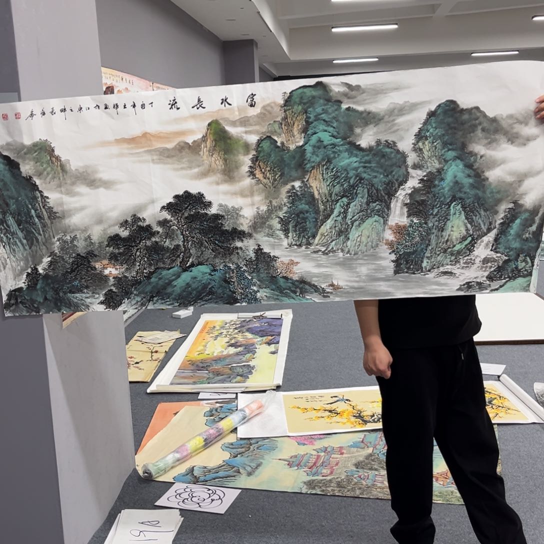 国画国画老师手绘作品