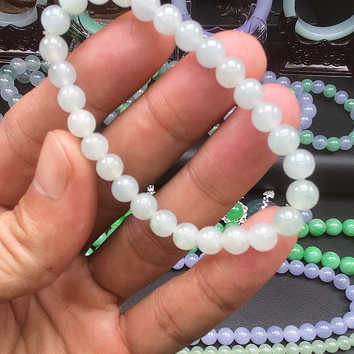 翡翠未镶嵌手串0000005