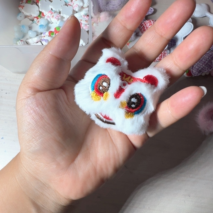 非金属醒狮10个毛绒一份