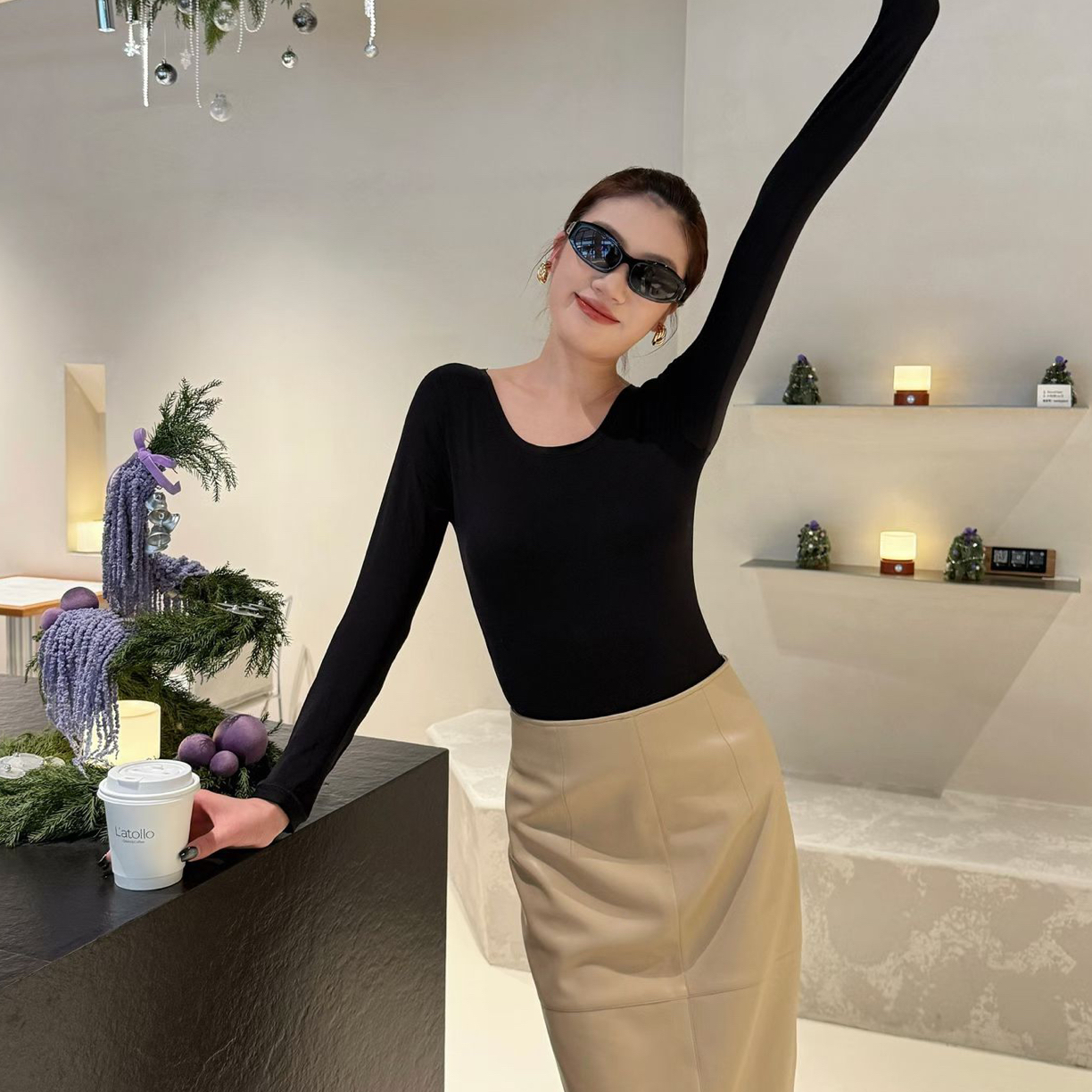 【素熙】家一体杯带胸罩美肤衣