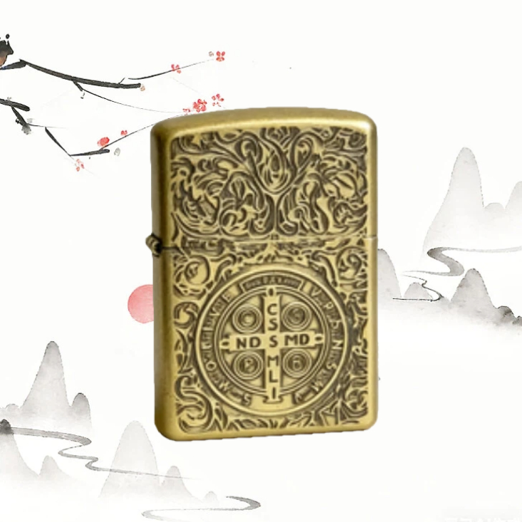 康斯坦丁双面防风创意复古男士打火机礼物无油KS