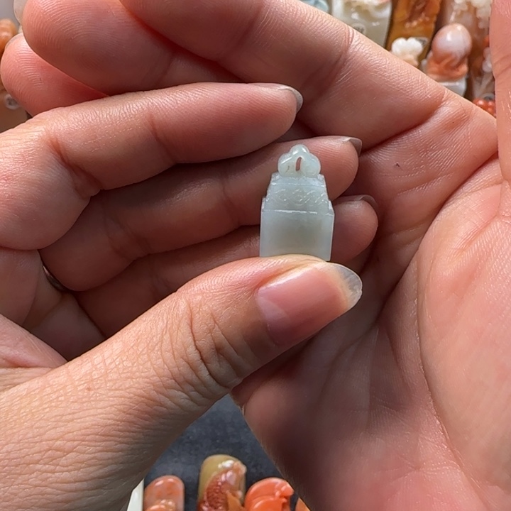 昌化石印石北**?1.3厘米左右包刻字