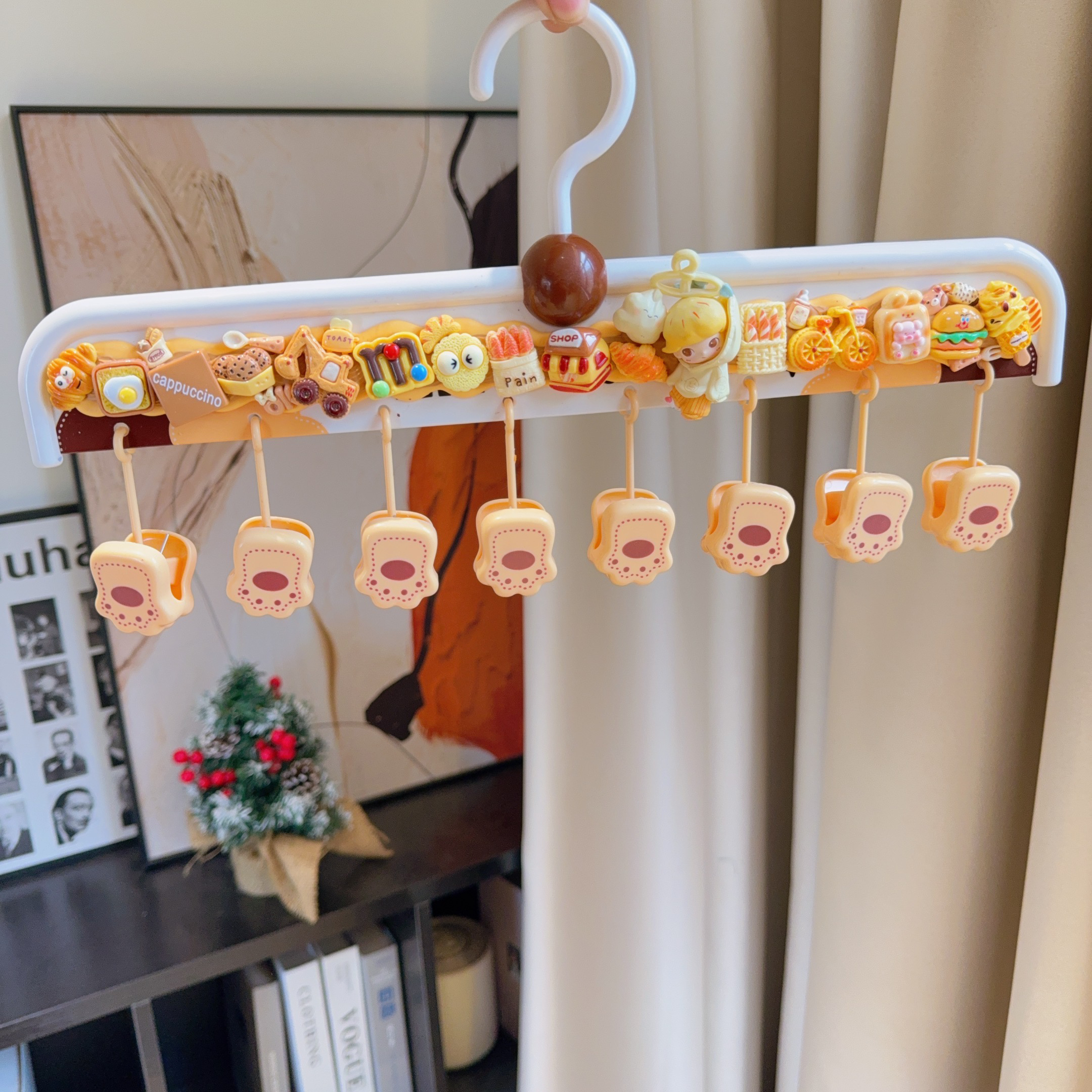 (萌粒袜夹）DIY多巴胺萌粒奶油手作