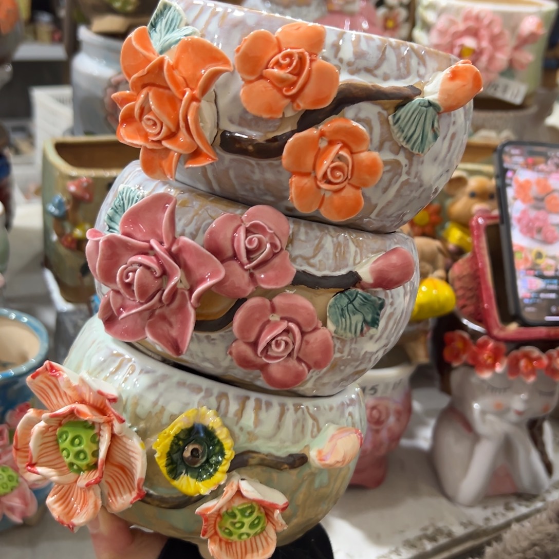 满20米秒退拉黑花盆