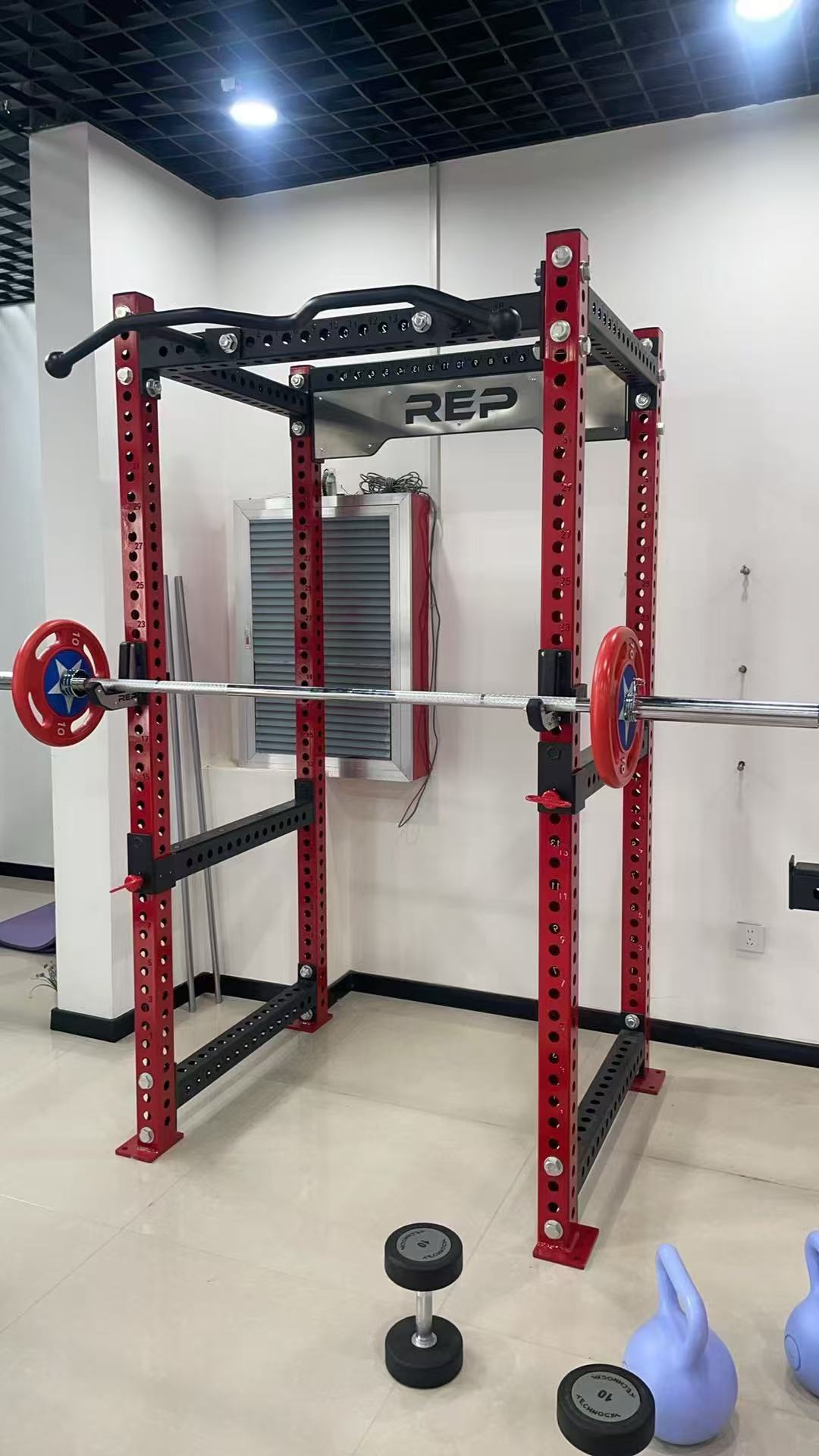 家用商用一体多功能深蹲架含龙门架卧推高底拉健身器材