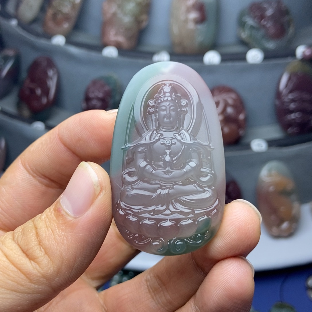 无***主玛瑙/玉髓未镶嵌颈饰