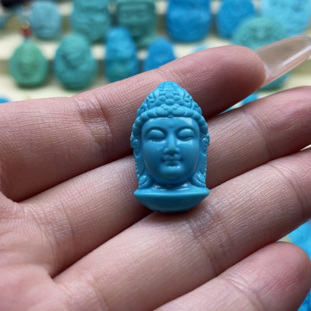 绿松石雕刻未镶嵌