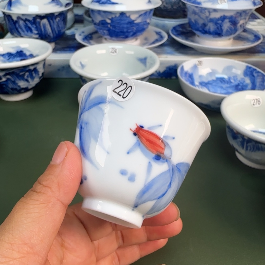 景德镇纯手绘茶具圆圆220