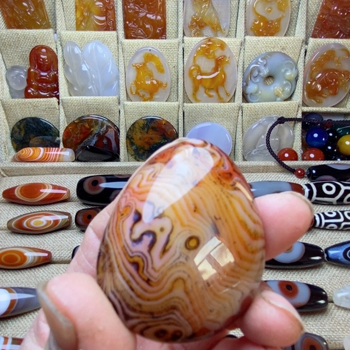 玛瑙/玉髓颈饰合金好****5