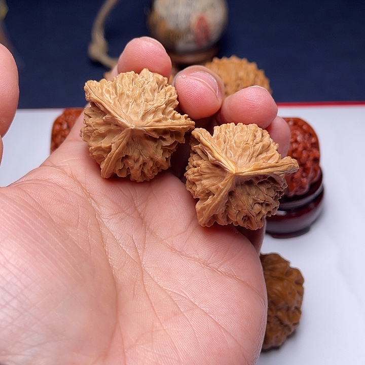 把件文玩核桃35盘山三棱5