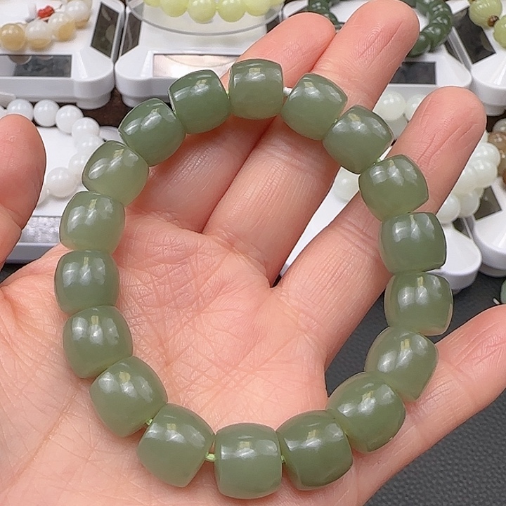 和田玉手串未镶嵌