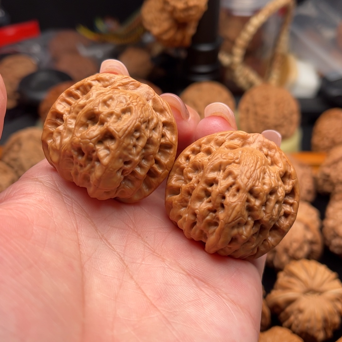 把件核桃蜡皮佛度38