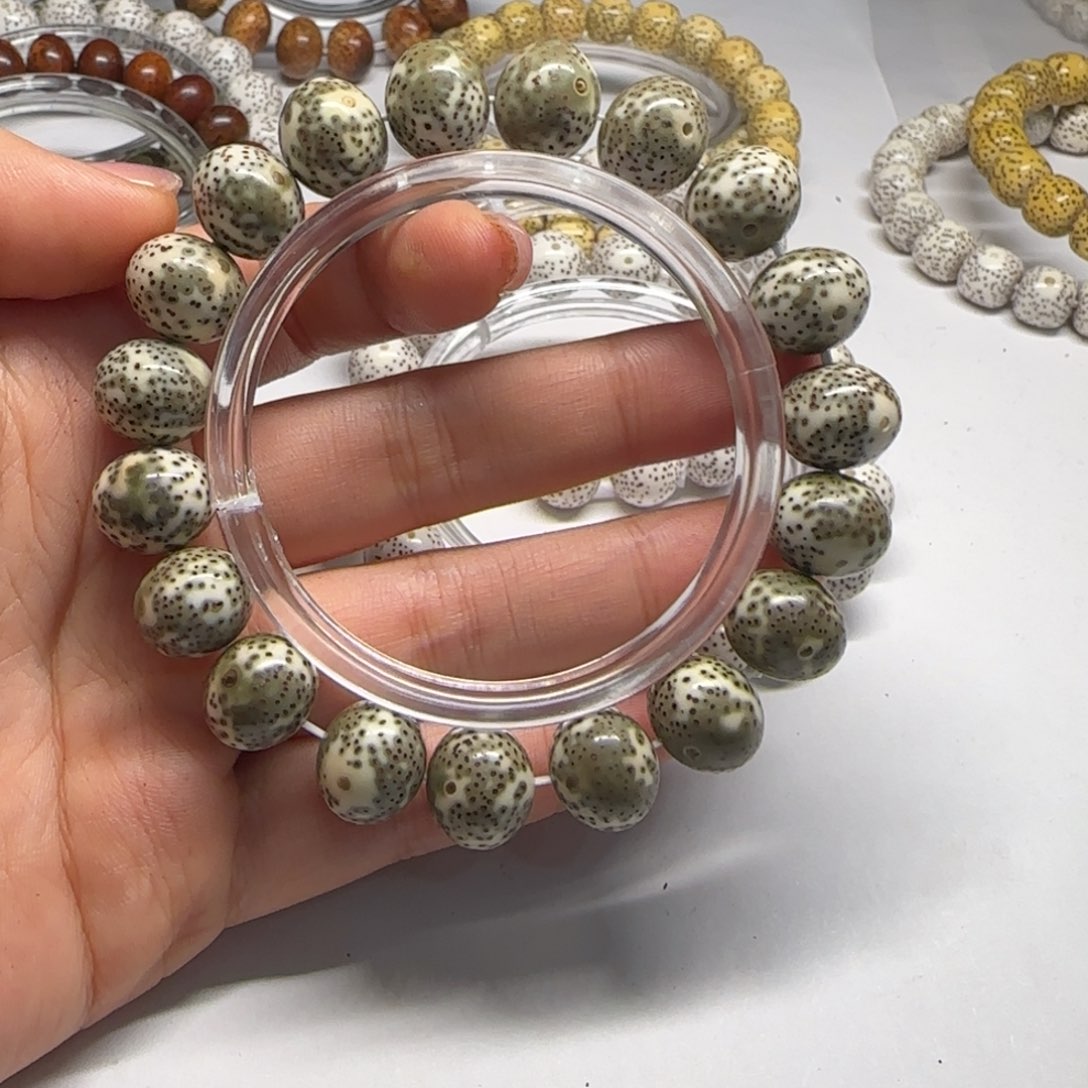 星月菩提吊坠1412胖苹果青花