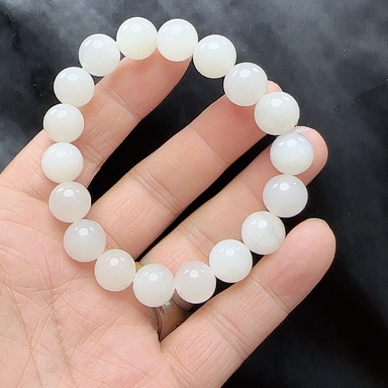 手链未镶嵌和田玉淇*串19颗珠子