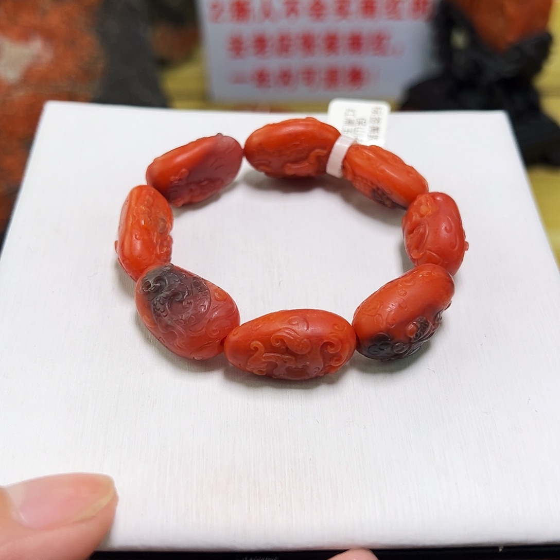 南红玛瑙未镶嵌买龙生九子保山南红