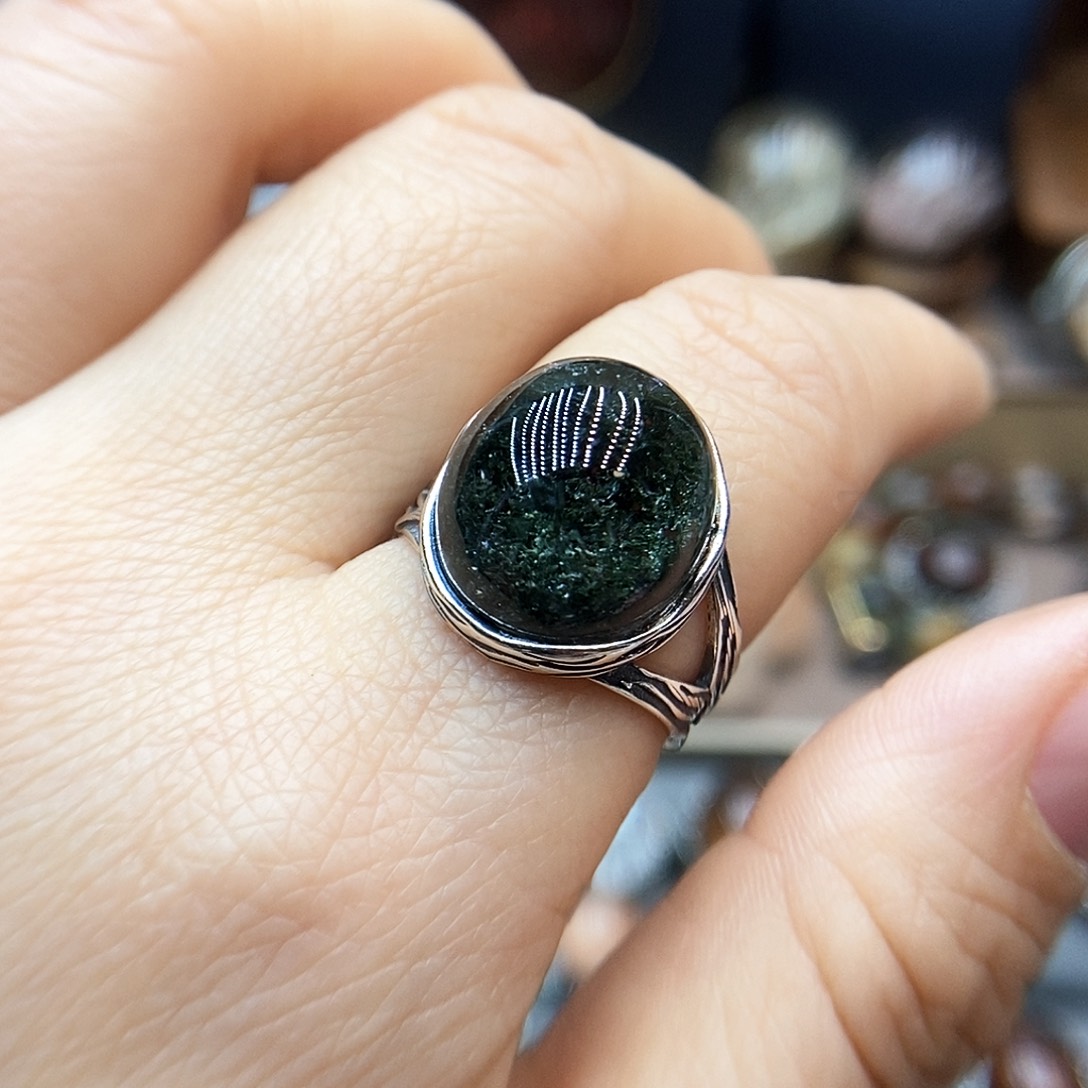 水晶戒指银S925镶嵌M****e