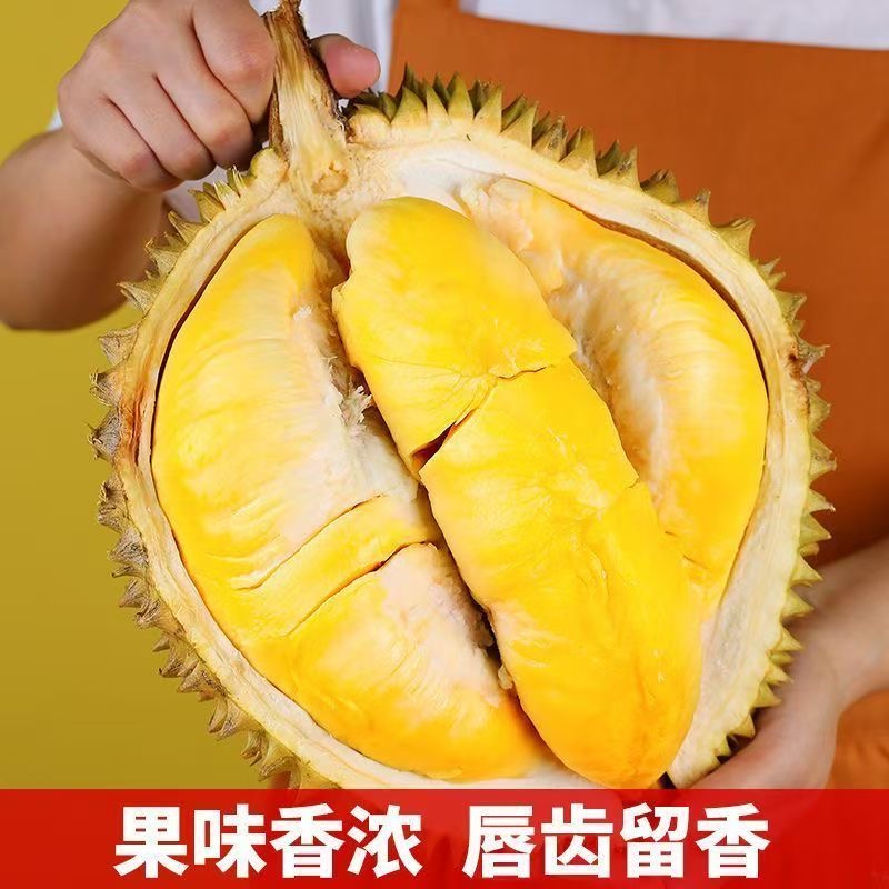 新姐【同城配送】现开泰国正宗A级金枕榴莲肉新鲜去壳纯果肉发香甜软糯核小1g榴莲同城送金枕泰国东部