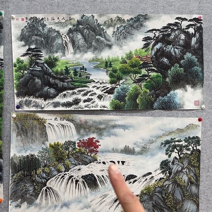 国画花鸟的翅膀和翅膀是白色的羽毛