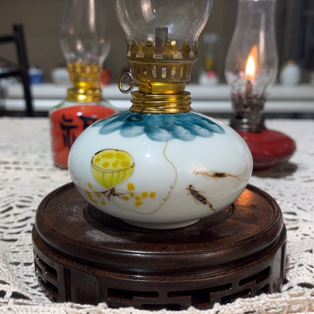 摆件景德镇陶瓷香薰灯