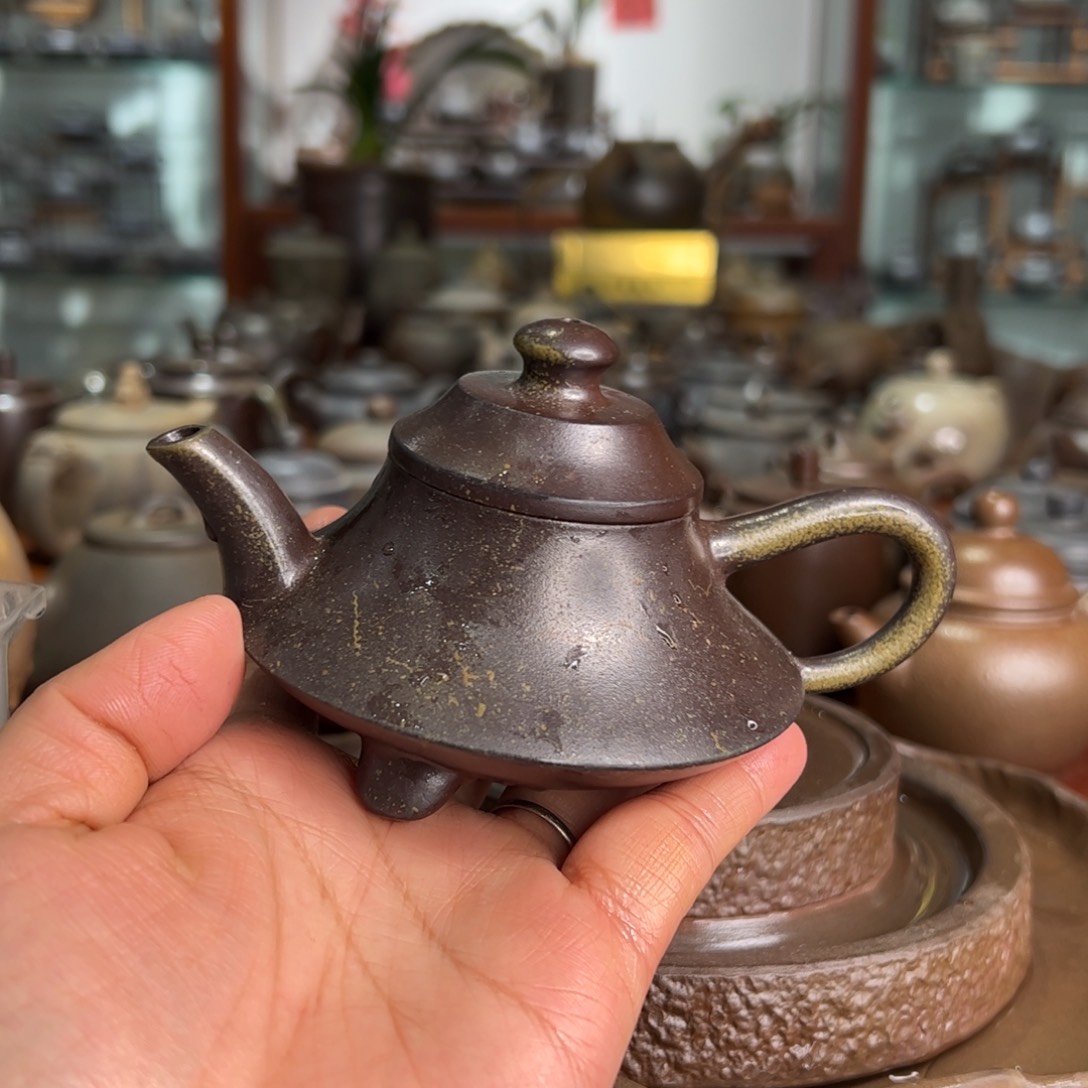 贵台龙窑柴烧茶壶86?***?