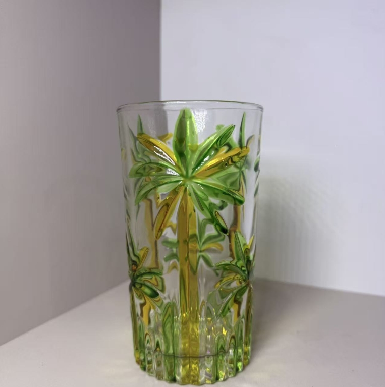 G4022-玻璃椰树可乐杯（300ML）