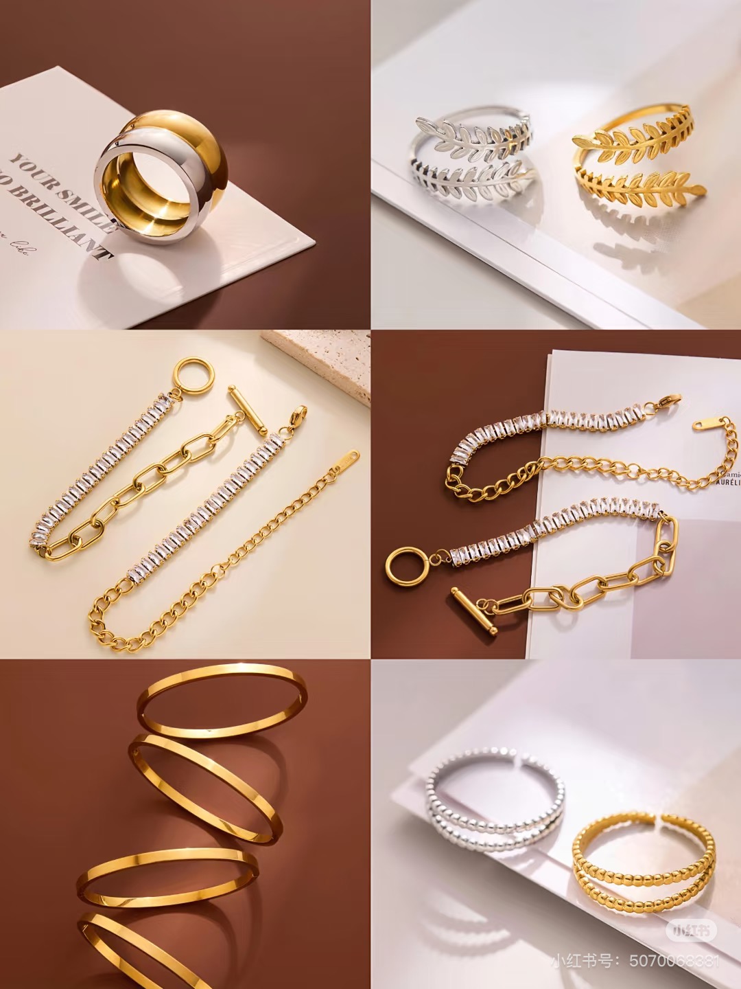 合金手链 【叫我驴神】2025时尚高级轻奢女士手链SL-6803金色