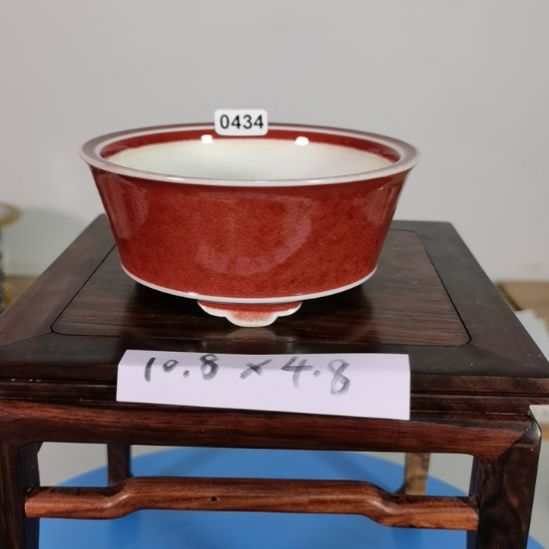 J***f陶手工手绘大德堂釉盆