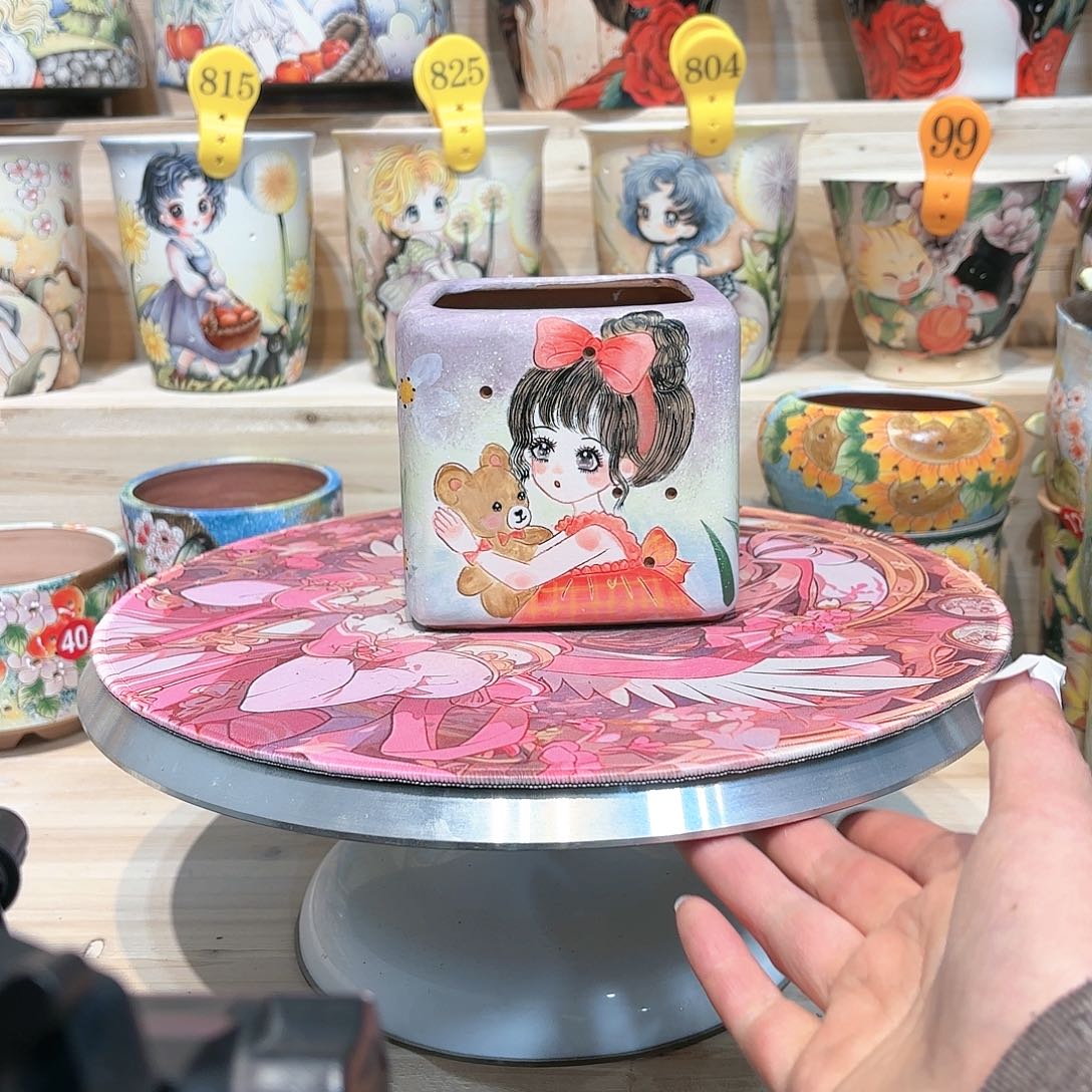 紫砂花盆手工花盆默认微瑕8/10