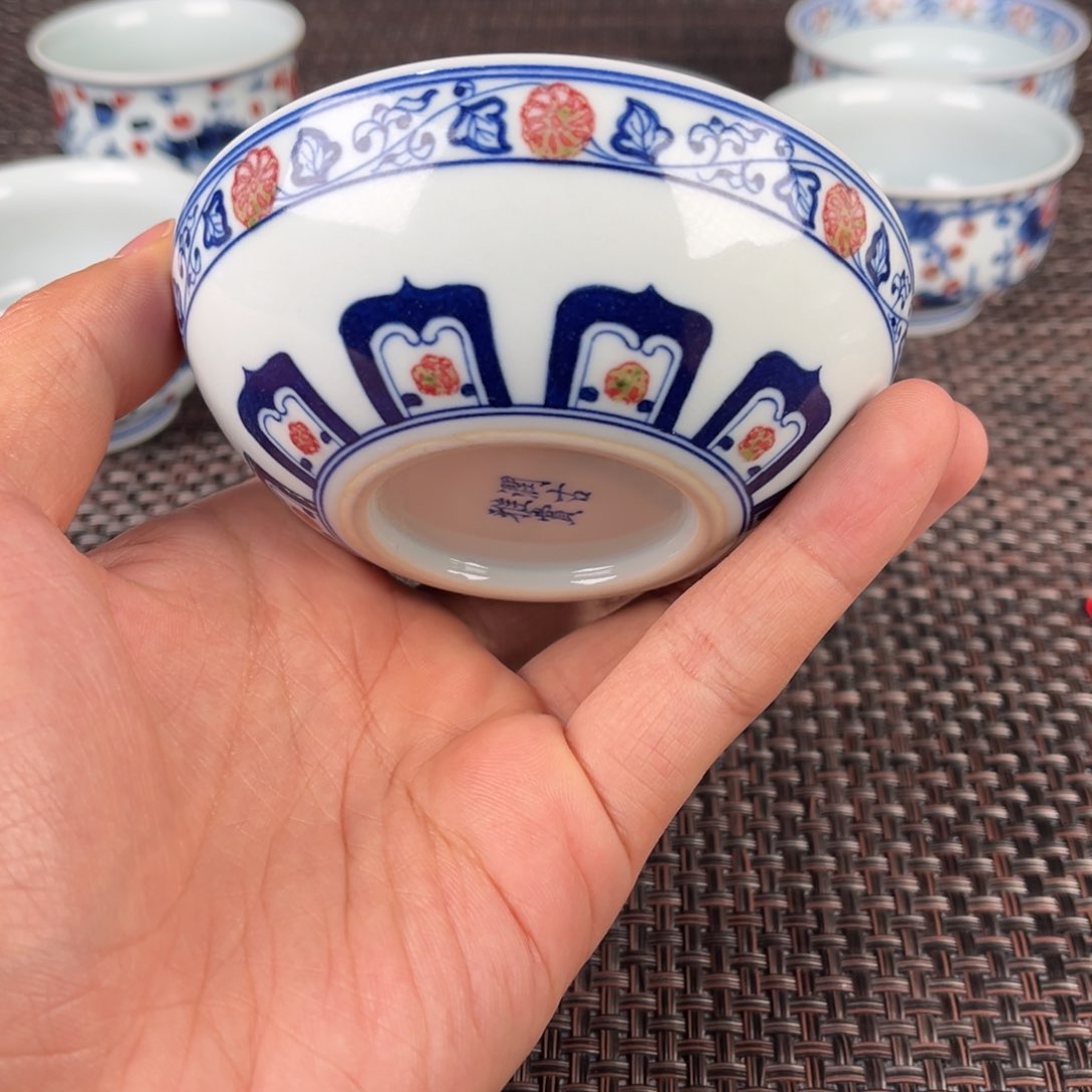 瓷片景德镇陶瓷杯子