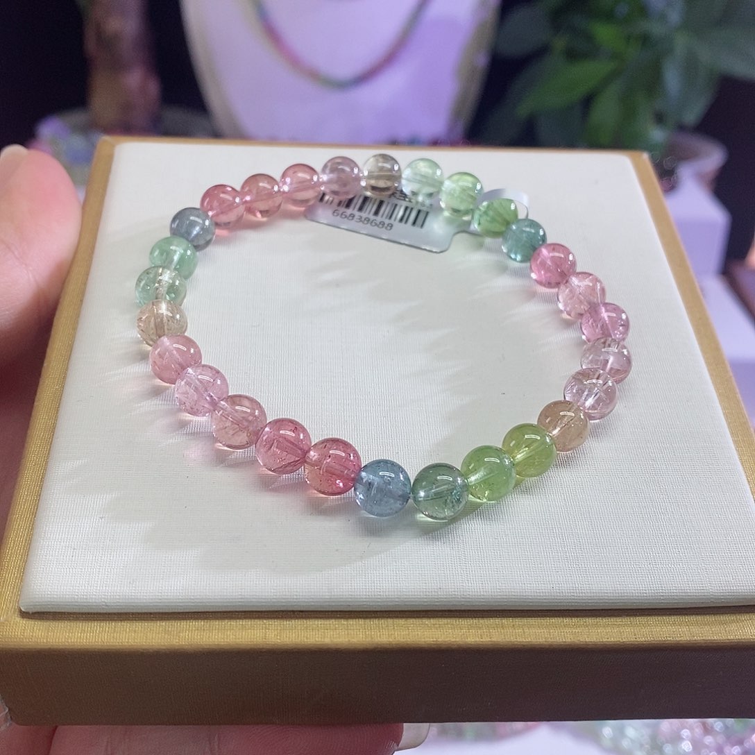 碧玺手链未镶嵌人鱼