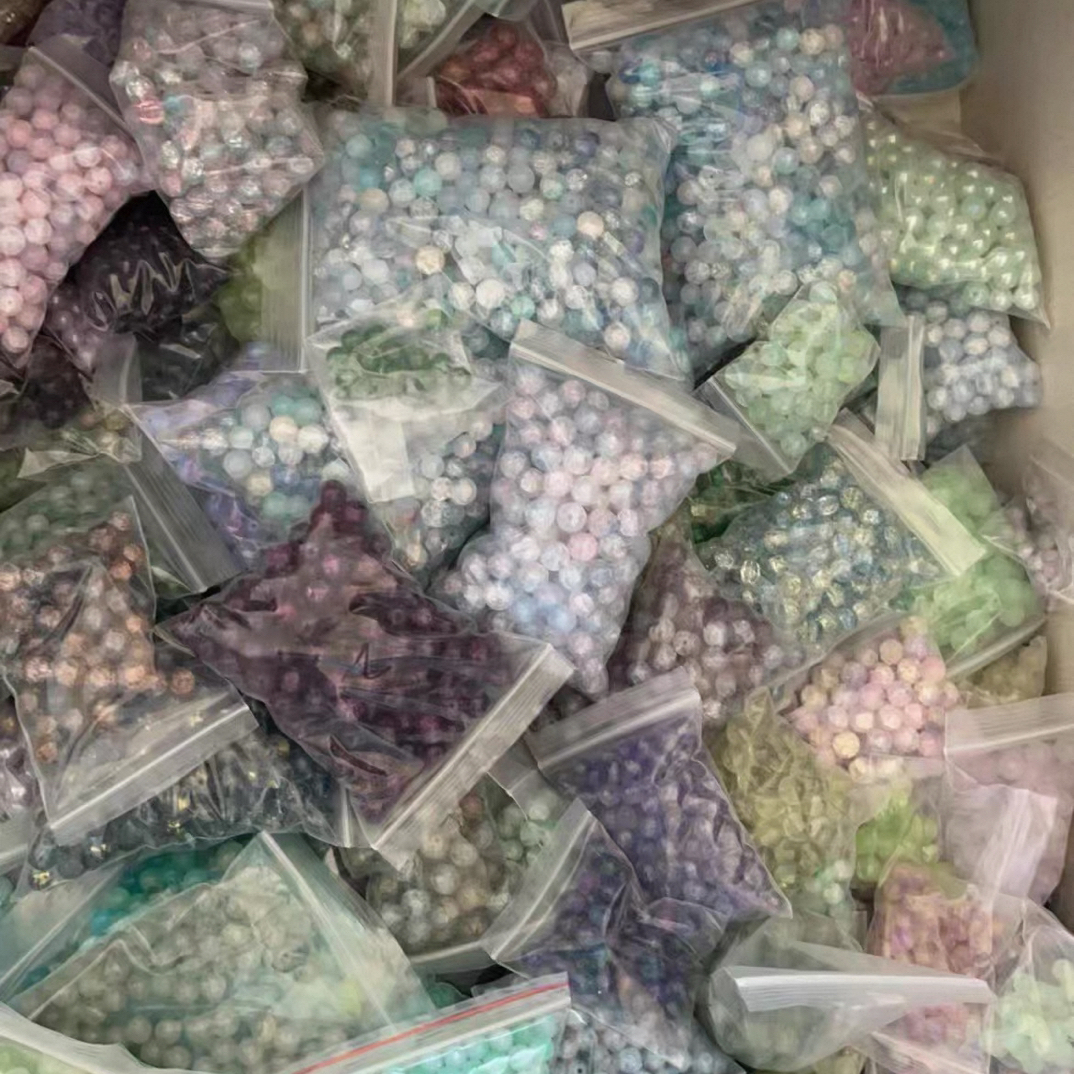 【线下随心配】琉璃珠手工串珠琉璃珠散珠饰品配件材料半成品