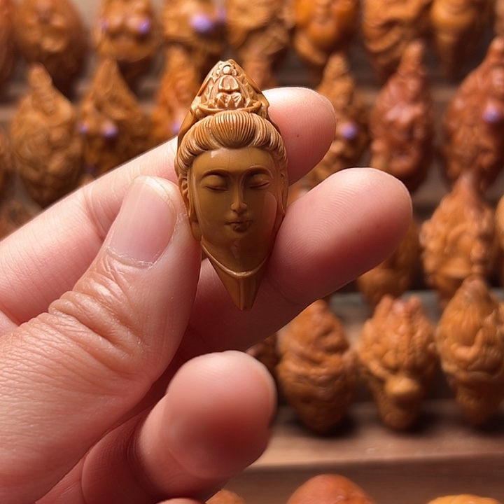 渡***.橄榄核吊坠橄榄核