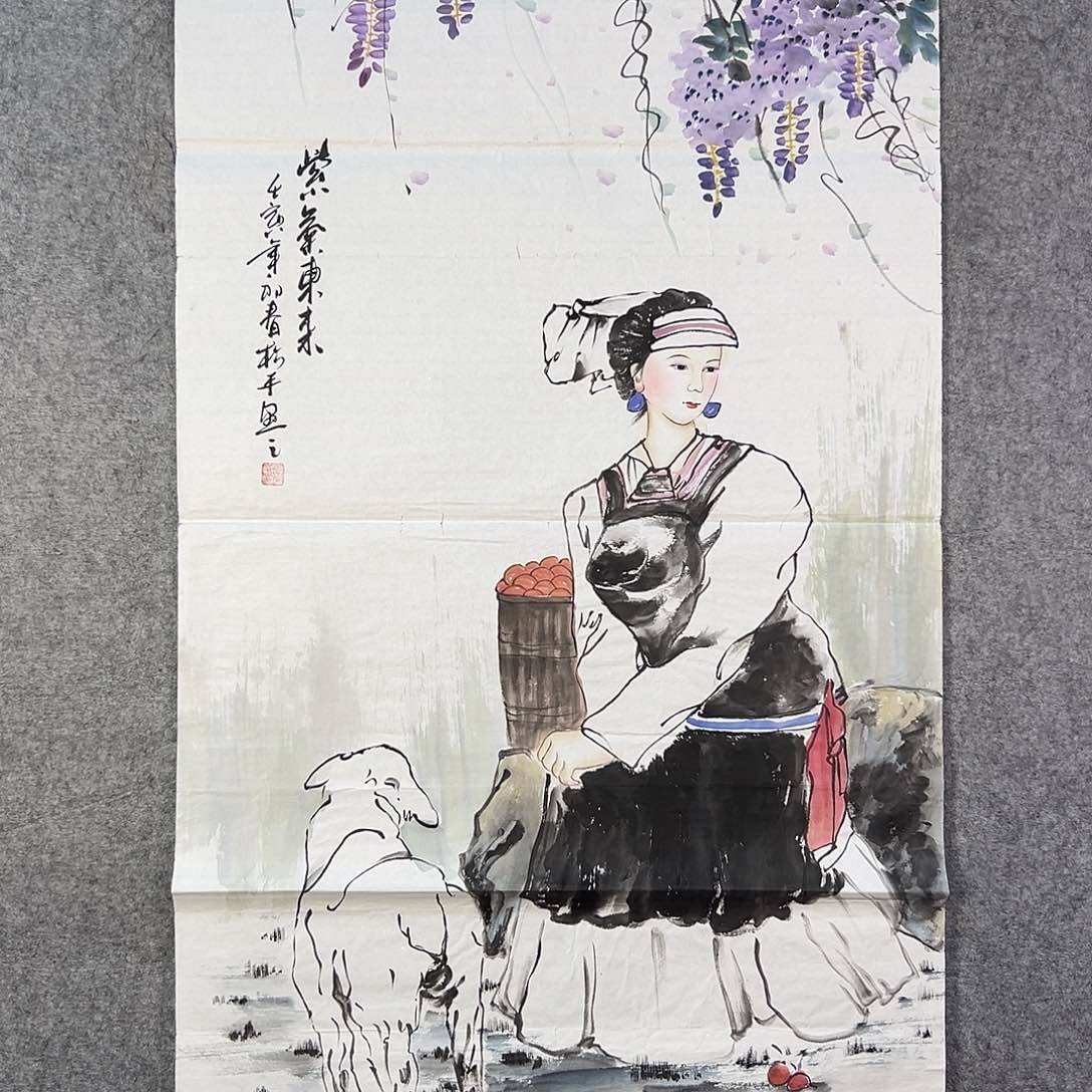 国画954 牡丹之歌传情传中之美