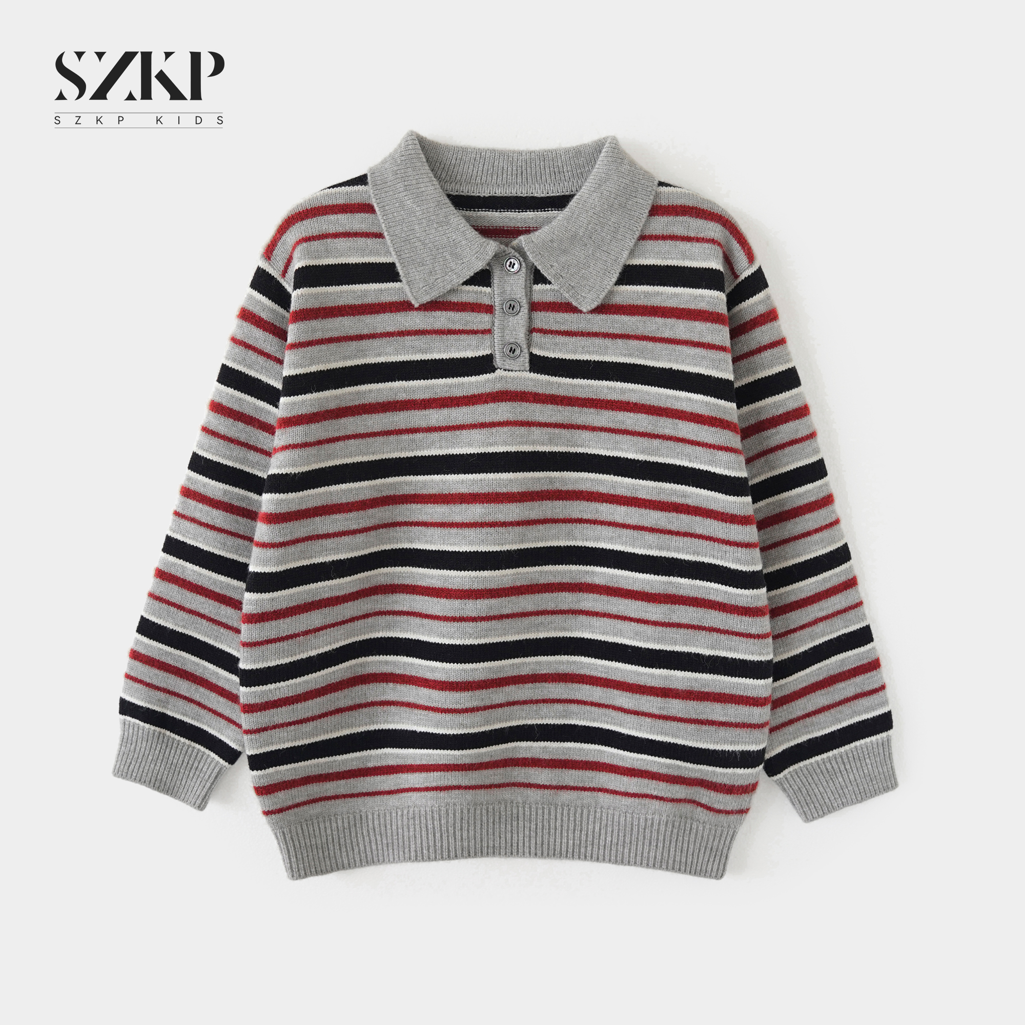 SZKP冬季新款女童装休闲上衣中大童时尚洋气儿童毛衣MFYD552809