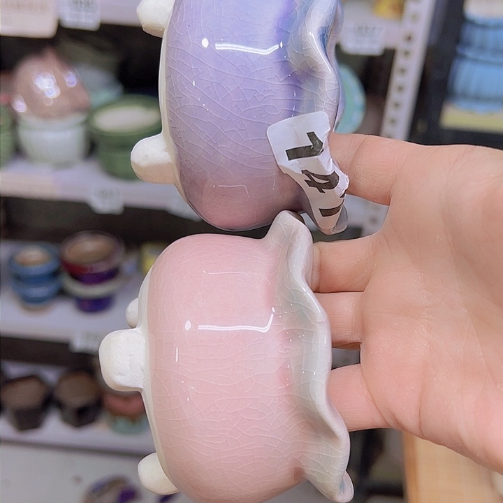 红陶陶瓷花盆当场满12包邮