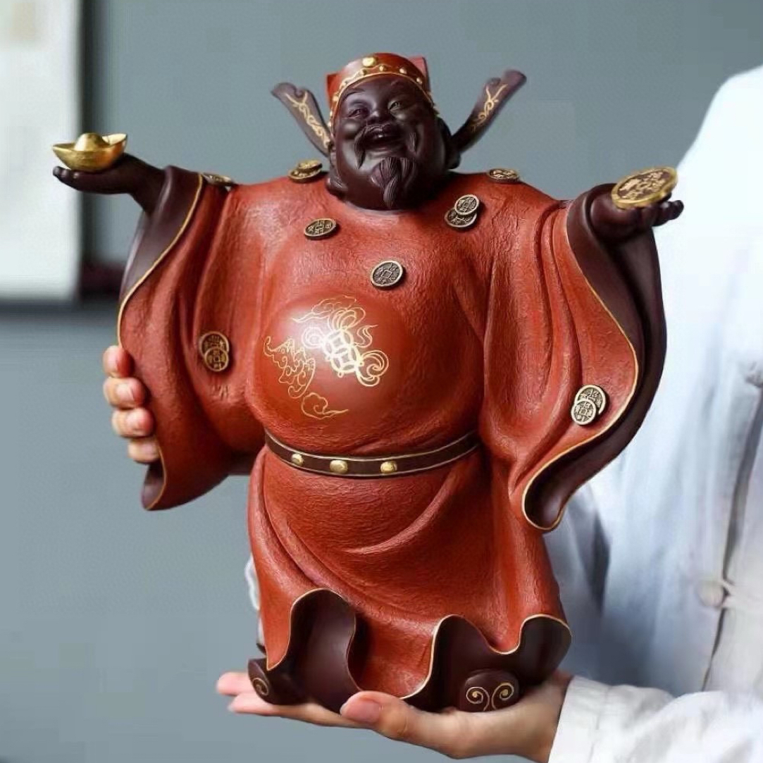 大号财神高31宽34财神精品批发