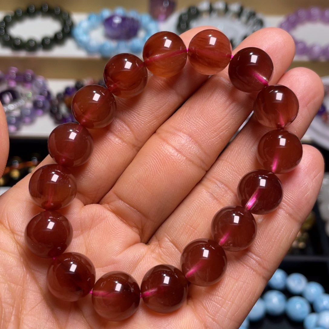 水晶手链未镶嵌兔毛