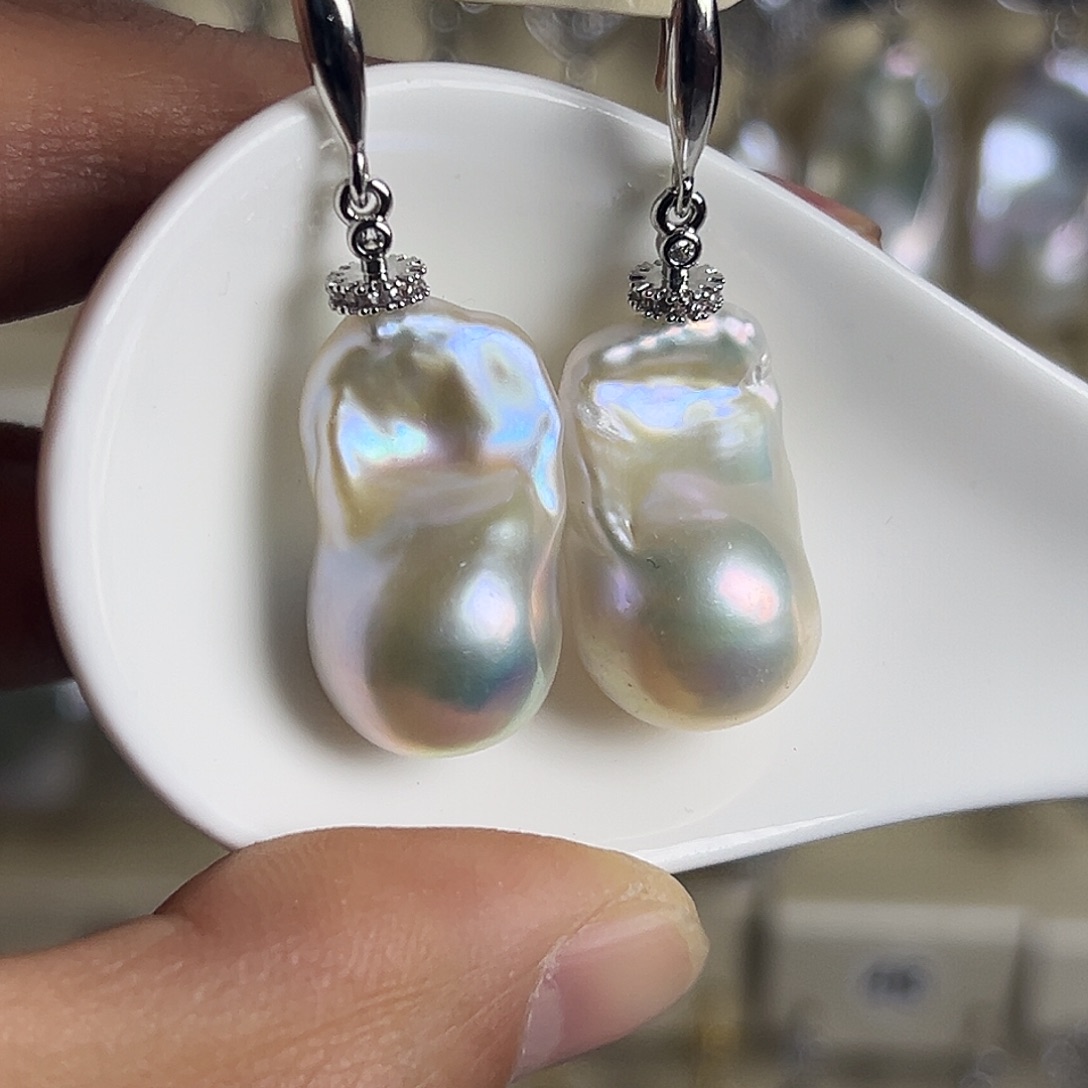 淡水珍珠未镶嵌耳饰