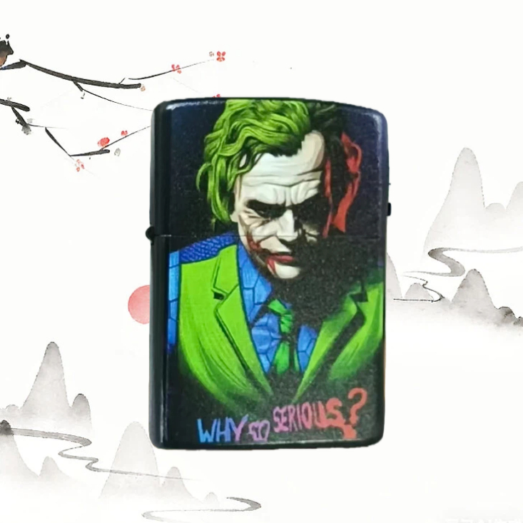 小丑防风打火机男士送男友达人无油XC