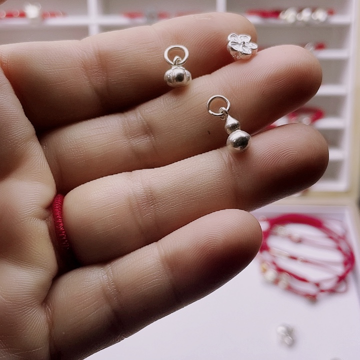 布艺925银本命红绳