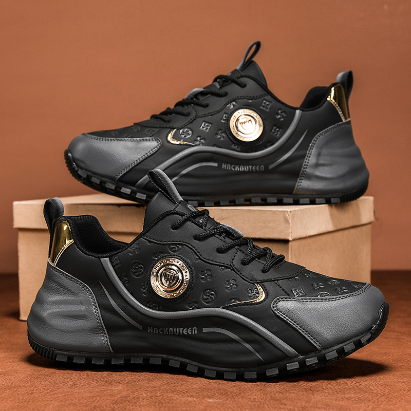 HACKBUTEER/火枪手情侣鞋男士休闲鞋时尚百搭秋冬新款手工鞋