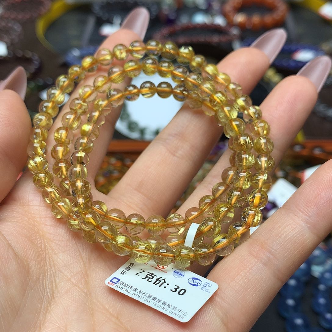 水晶手链未镶嵌手链