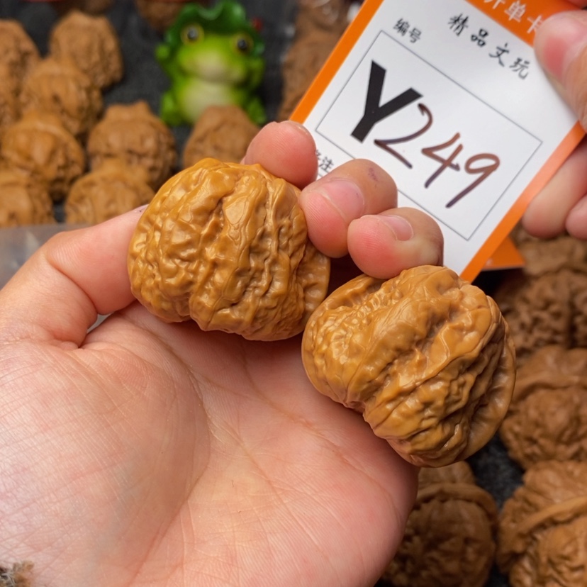 【闪购商品】把件桃核渐**境38蛙蛙