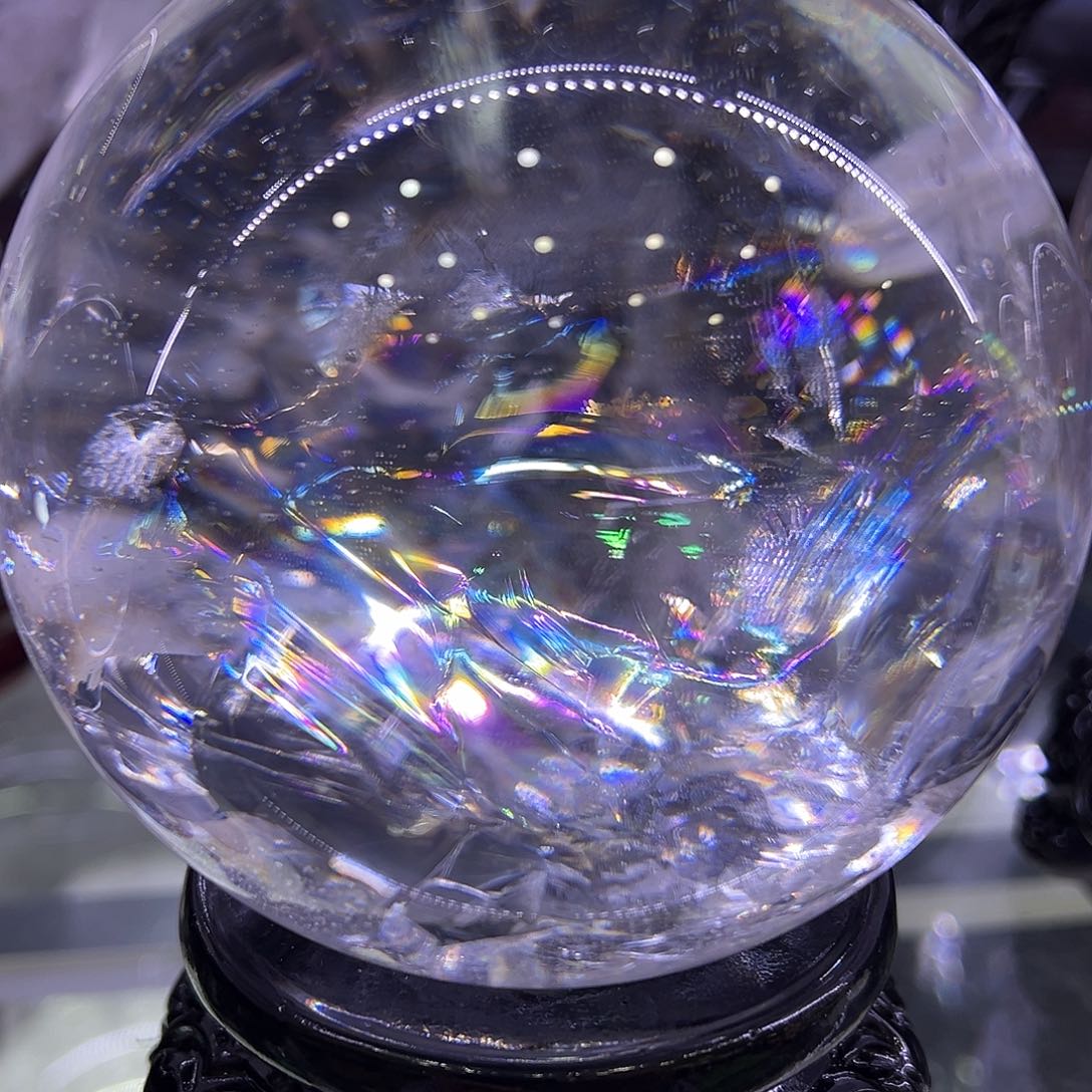 水晶水晶球摆件未镶嵌