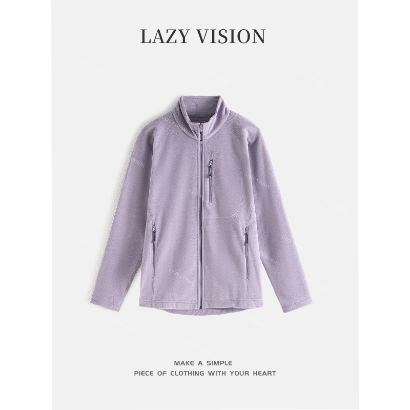 LAZYVISION/休闲简约拉链卫衣外套ZMD-32471小小